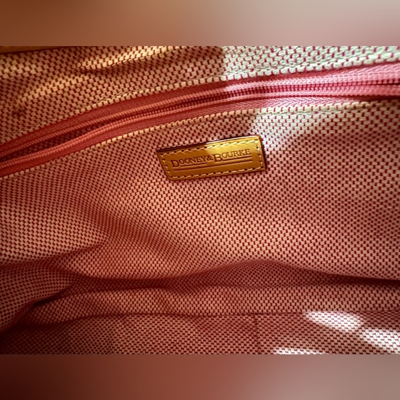 Dooney & Bourke vintage pink monogram shoulder bag Y2K rare vintage bag - Picture 13 of 16
